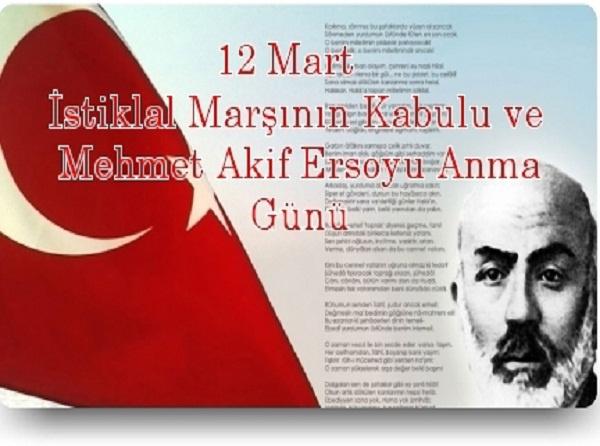 Okulumuzda 12 Mart İstiklal Marşının kabulü kutlandı
